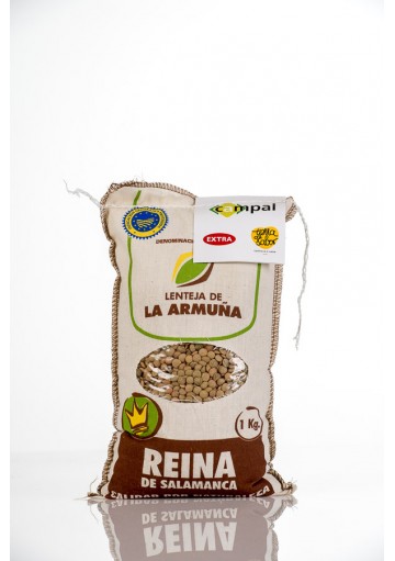 Lenteja de la Armuña, saquete de tela 1 kg