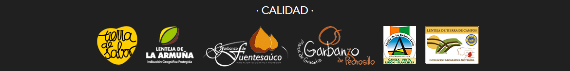Sellos de calidad de Legumbres Bernabé Campal